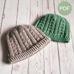 Keltische Kabel Muts PDF Patroon